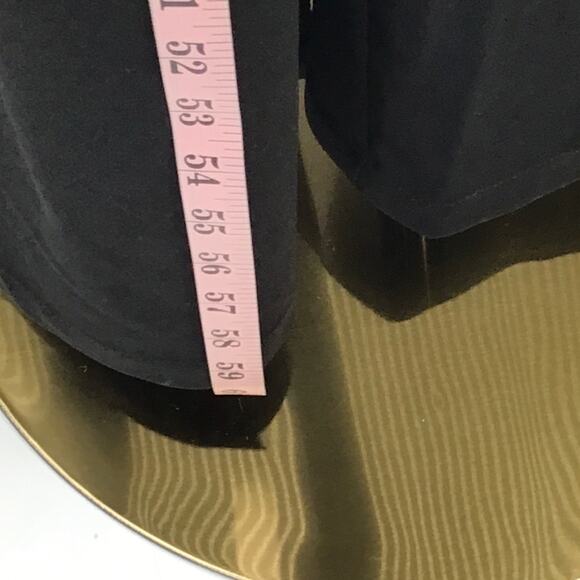 LULU'S SZ M Black Feel Your Love Round Neck Ruffled Wide-Leg Jumpsuit b49 - Picture 11 of 11